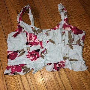 Floral crop top